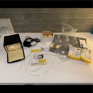 Medela double electric breast pump never used